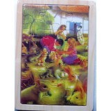Wooden 12 Piece Farm Puzzle Wooden 12 Piece Farm Puzzle